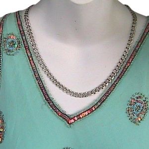 Sterling Silver Italy Cuban Link Necklace